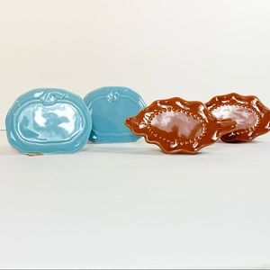 Robert Stanley Leaf Pumpkin Napkin Holders 4